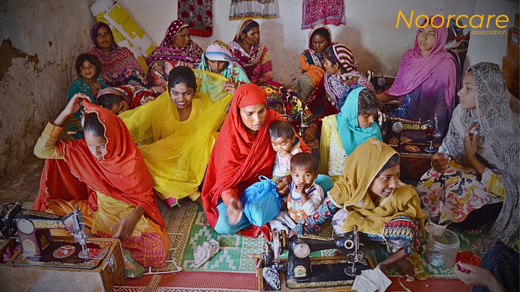 Women receiving relief